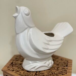 Vintage McCoy singing bird planter